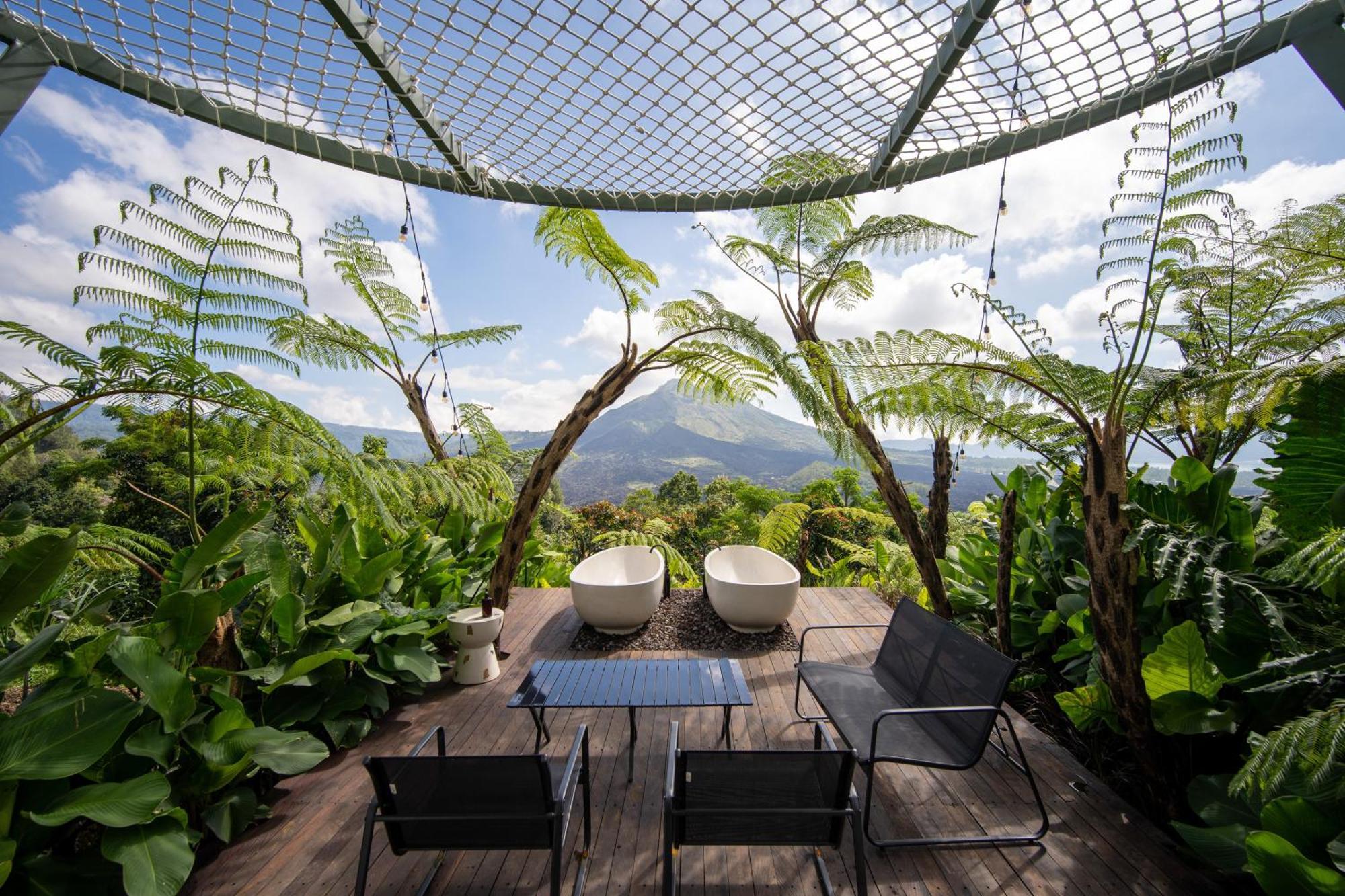 Black Wood Cabin Kintamani  Exterior photo